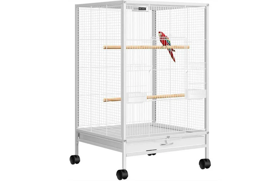 Mobile Cage for Parakeets and Finches