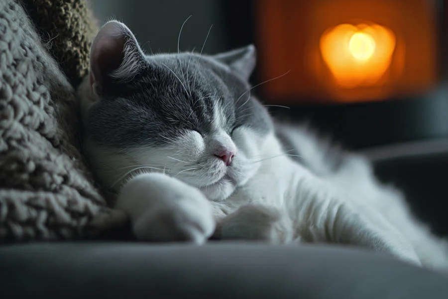 Heated Cat Beds with Cotton Lining