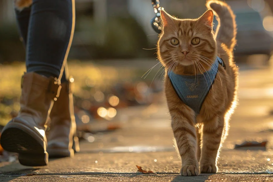 No-pull cat harness