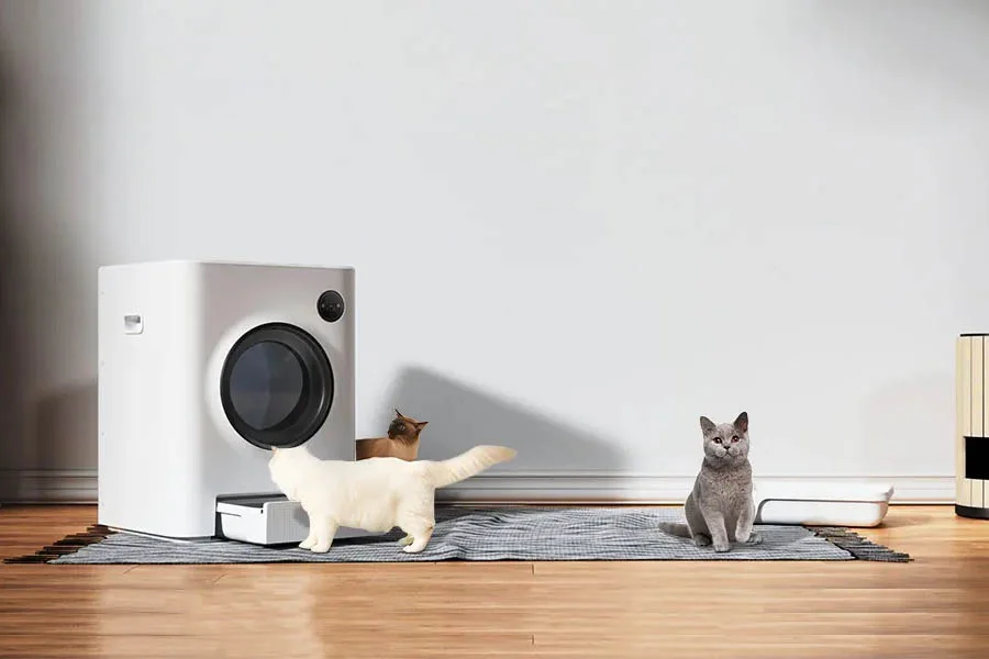 cat litter cleaner box